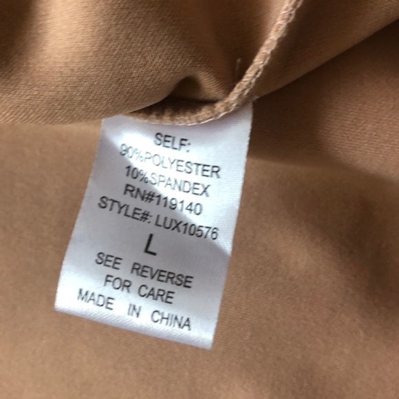 FAVLUX micro suede snap front long jacket SZ L - Picture 7 of 7